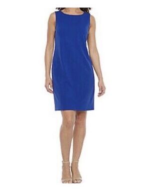 NWT Alyx Limited Royal Blue Sleeveless Sheath Dress Size 16